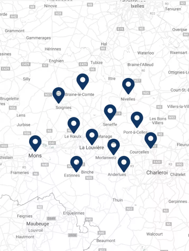      Notre zone de chalandise
  